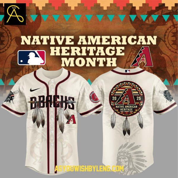 Arizona Diamondbacks Native American Heritage 2025 Baseball Jersey