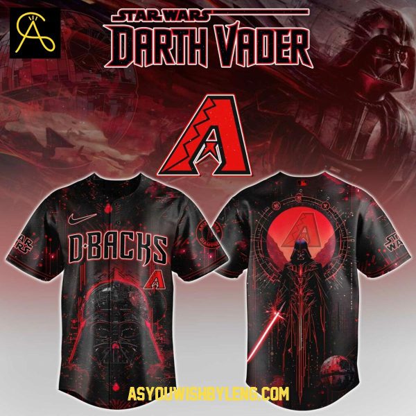 Arizona Diamondbacks Star Wars Welcome To Dark Side 2025 Baseball Jersey