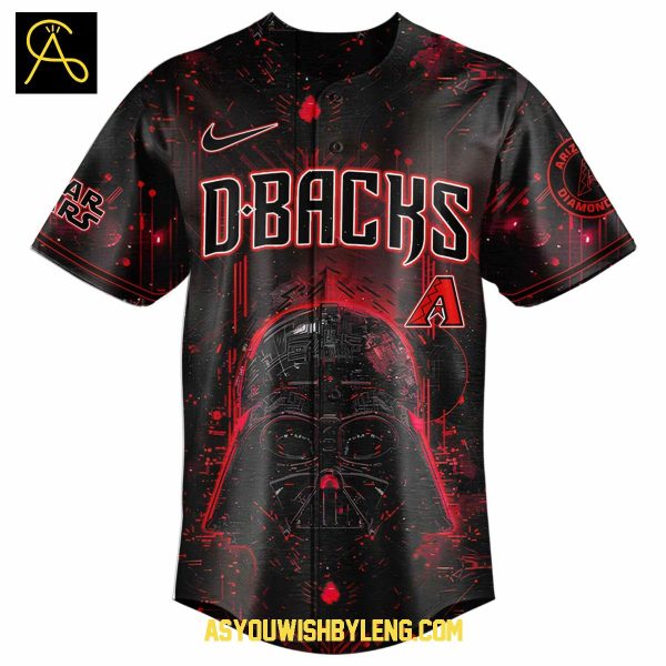 Arizona Diamondbacks Star Wars Welcome To Dark Side 2025 Baseball Jersey