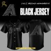 Arizona Diamondbacks Team Back In Black 2025 Personalized Baseball Jersey