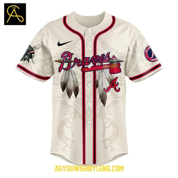 Atlanta Braves Native American Heritage Month 2025 Celebrate Baseball Jersey