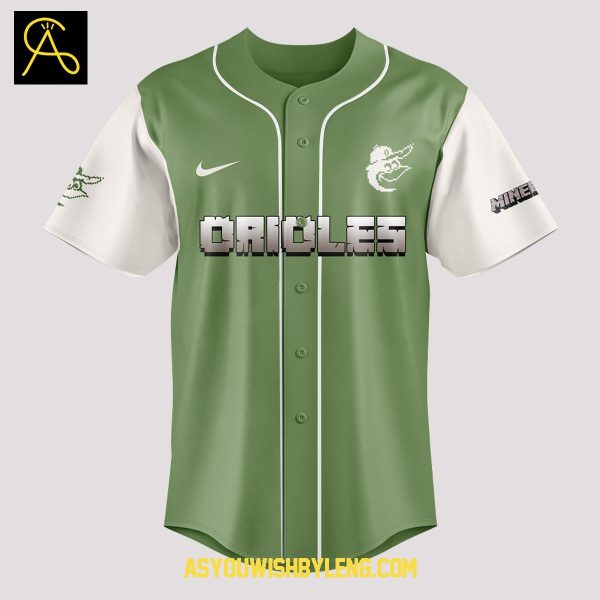 Baltimore Orioles Minecraft Movie 2025 The Memories Baseball Jersey