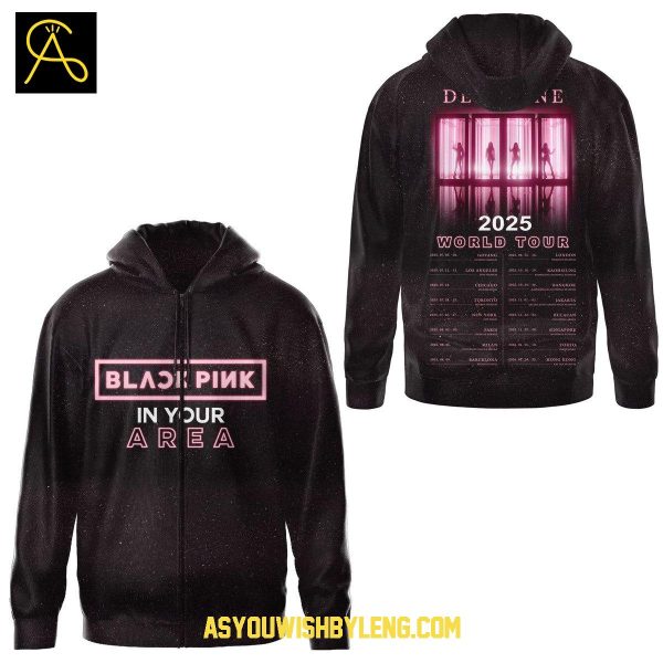 Blackpink In Your Area 2025 World Tour Hoodie T-Shirt