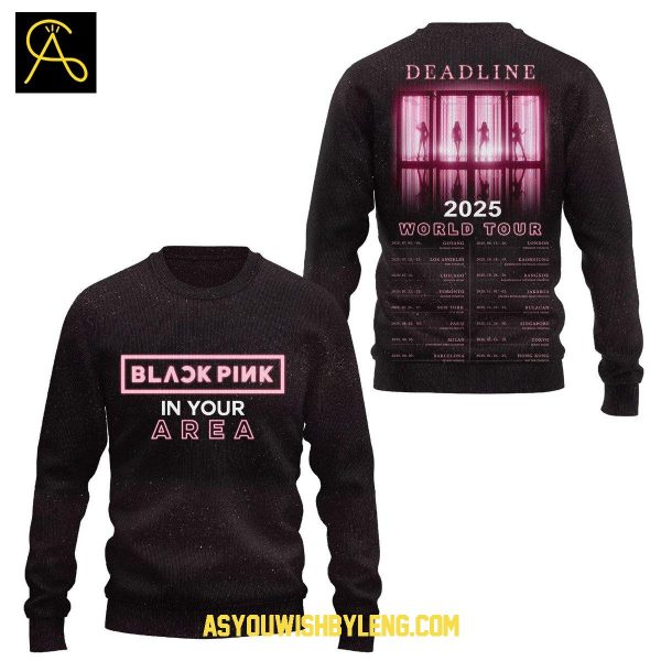 Blackpink In Your Area 2025 World Tour Hoodie T-Shirt