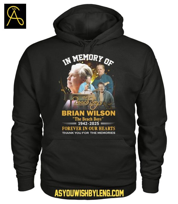 Brian Wilson The Beach Boys In Memory 1942-2025 Love T-Shirt