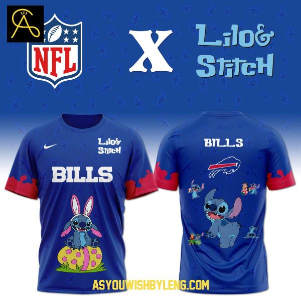 Buffalo Bills 2025 Lilo & Stitch Live Action The Movie Hoodie T-Shirt