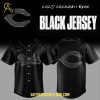 Atlanta Braves Team Back In Black 2025 Personalized Baseball Jersey