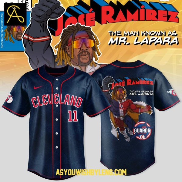 Cleveland Guardians Jose Ramirez 2025 Power All-Star Baseball Jersey