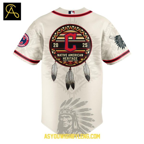 Cleveland Guardians Native American Heritage Month 2025 Celebrate Baseball Jersey