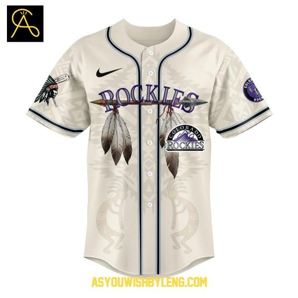 Colorado Rockies Native American Heritage Month 2025 Celebrate Baseball Jersey