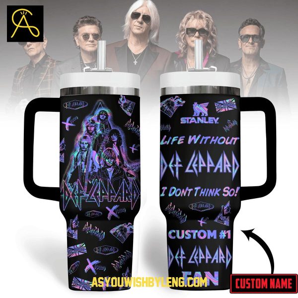 Def Leppard 2025 I Don’t Think So Personalized 40oz Tumbler Cup