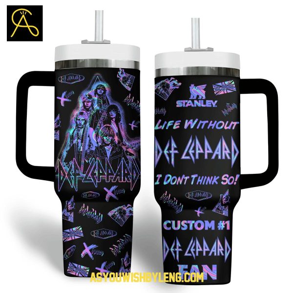 Def Leppard 2025 I Don’t Think So Personalized 40oz Tumbler Cup
