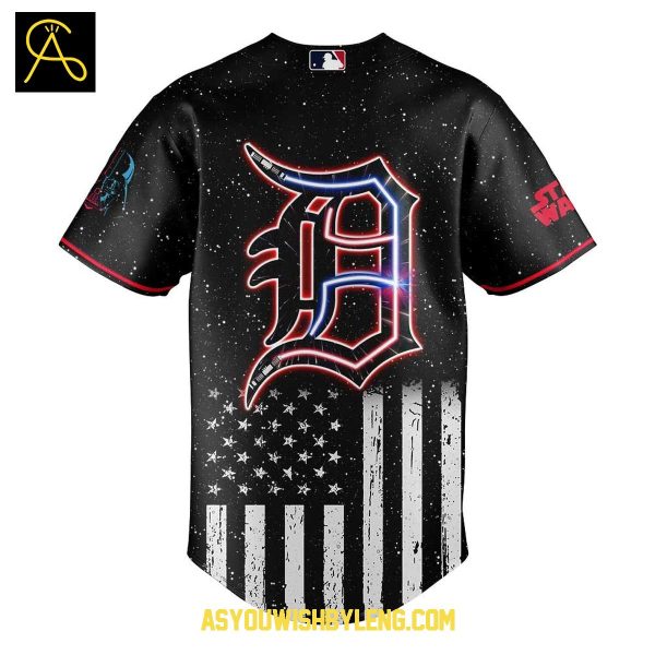 Detroit Tigers Celebrating Star War Night Veteran 2025 Baseball Jersey