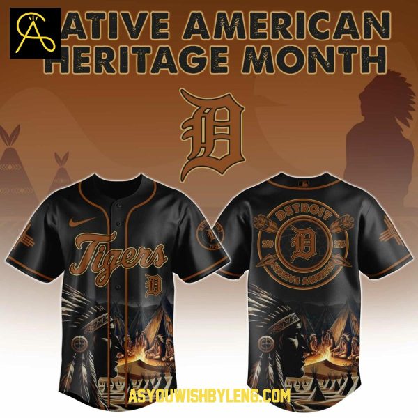 Detroit Tigers MLB Honor Native American Heritage 2025 Baseball Jersey