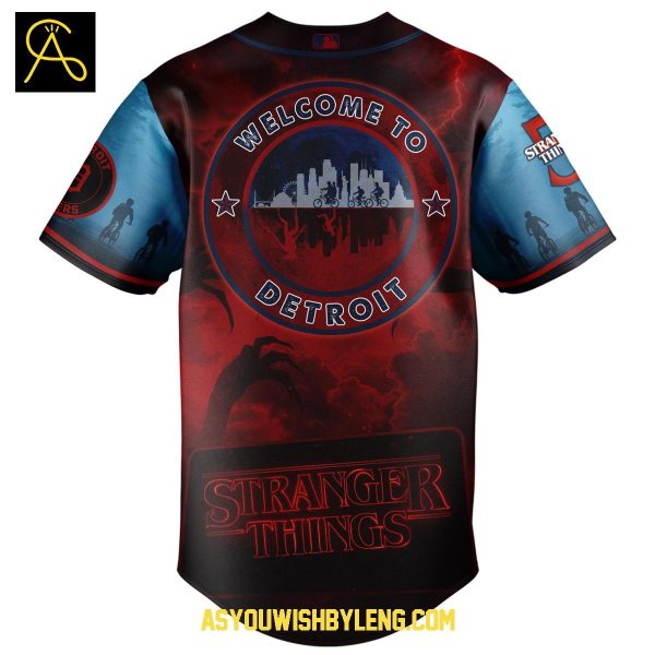 Detroit Tigers Stranger Things The Final 2025 Baseball Jersey