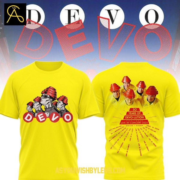 Devo 50 Years Of Devo-lution Live In Concert 2025 Hoodie T-Shirt