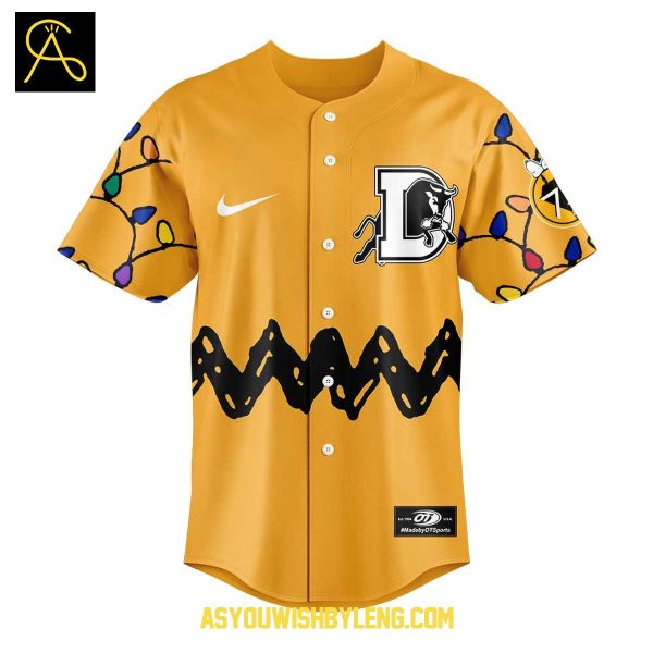 Durham Bulls Snoopy 75th Years Of Peanuts Baseball Jersey