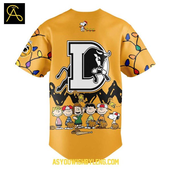 Durham Bulls Snoopy 75th Years Of Peanuts Baseball Jersey