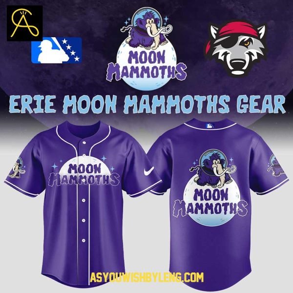Erie Moon Mammoths Gear 2025 Proud Fan Baseball Jersey