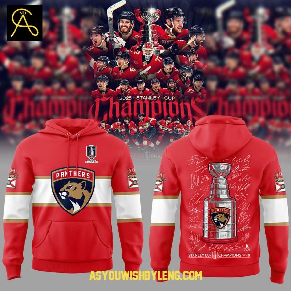 Florida Panthers Back to Back 2025 Stanley Cup Champions Hoodie T-Shirt