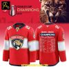 Florida Panthers Back to Back 2025 Stanley Cup Champions Hockey Jersey