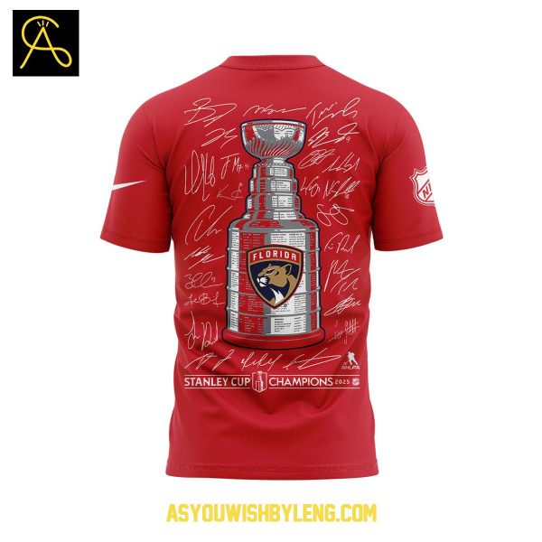 Florida Panthers Hockey Champs Back to Back 2025 Stanley Cup Hoodie T-Shirt