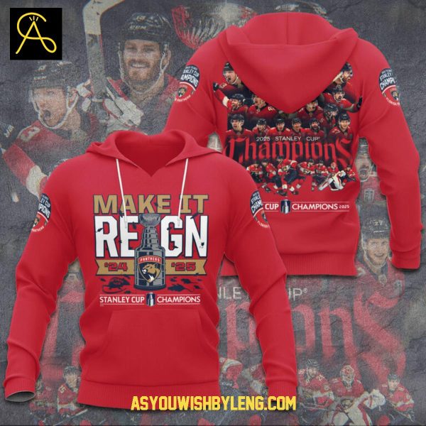 Florida Panthers Stanley Cup 2025 Champions Make It Again Hoodie T-Shirt