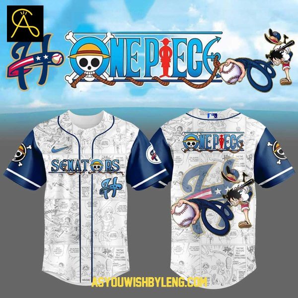 Harrisburg Senators 2025 Celebrating One Piece Night Game Baseball Jersey