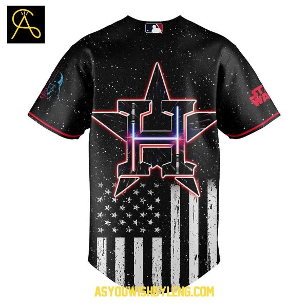 Houston Astros Celebrating Star War Night Veteran 2025 Baseball Jersey