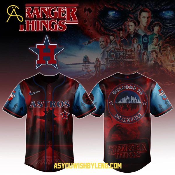 Houston Astros Stranger Things The Final 2025 Baseball Jersey
