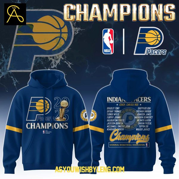 Indiana Pacers Champions National Basketball Association 2025 Hoodie T-Shirt