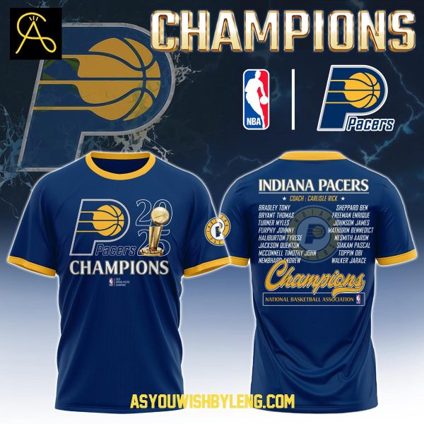 Indiana Pacers Champions National Basketball Association 2025 Hoodie T-Shirt