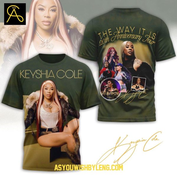 Keyshia Cole The Way It Is 20th Anniversary Tour 2025 Hoodie T-Shirt