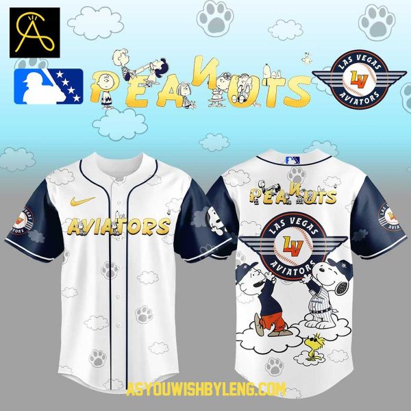 Las Vegas Aviators Peanuts Snoopy 2025 Anniversary Baseball Jersey