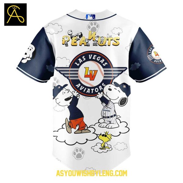 Las Vegas Aviators Peanuts Snoopy 2025 Anniversary Baseball Jersey