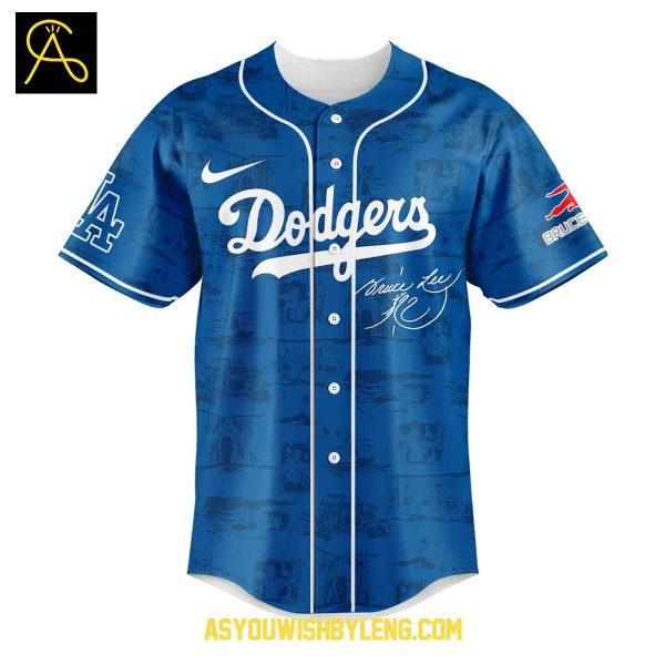 Los Angeles Dodgers Bruce Lee 85th Anniversary 1940-2025 Baseball Jersey