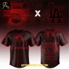 Los Angeles Dodgers Stranger Things The Final 2025 Baseball Jersey