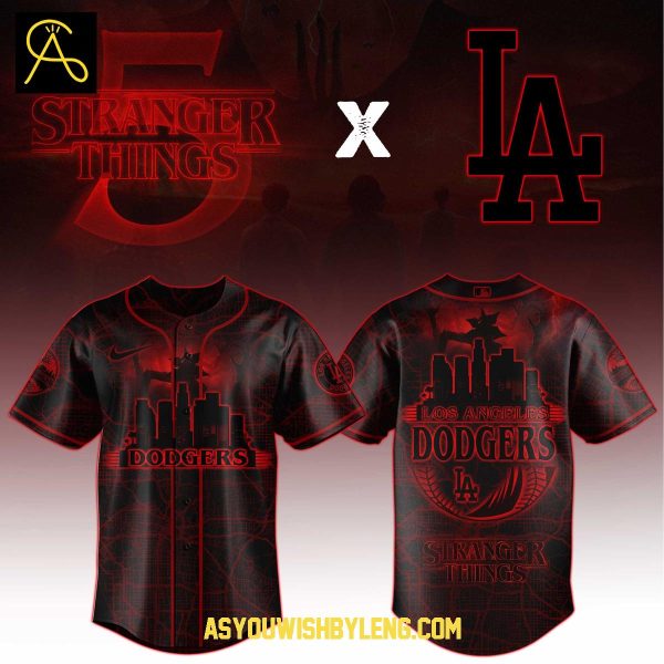 Los Angeles Dodgers Stranger Things The Final 2025 Baseball Jersey