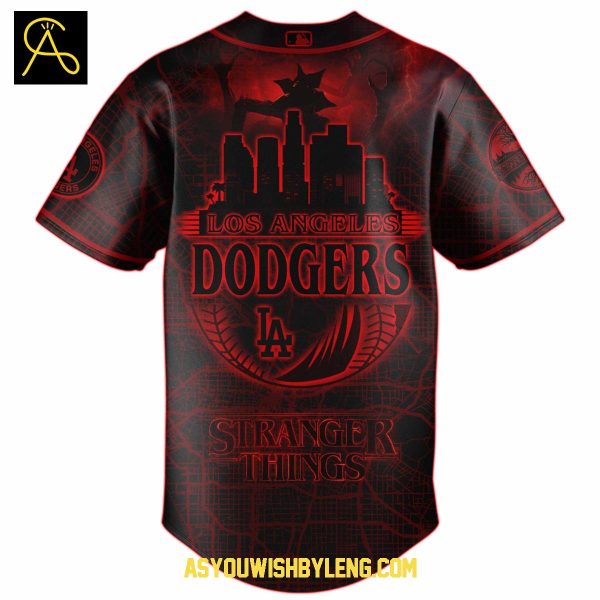 Los Angeles Dodgers Stranger Things The Final 2025 Baseball Jersey