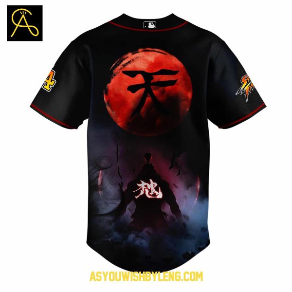 Los Angeles Dodgers Streets Fighter Japanese Culture Baseball Jersey