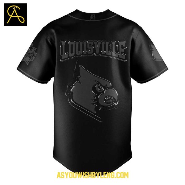 Louisville Cardinals In Black Spirit 2025 Go Card Baseball Jersey