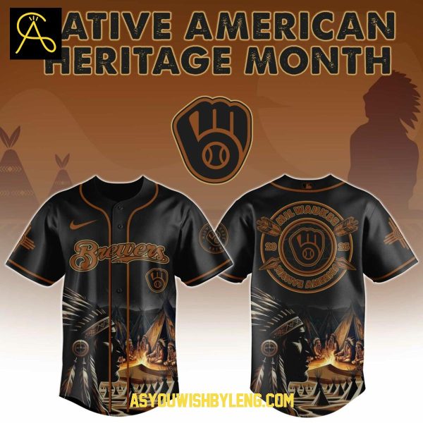 Milwaukee Brewers MLB Honor Native American Heritage 2025 Baseball Jersey