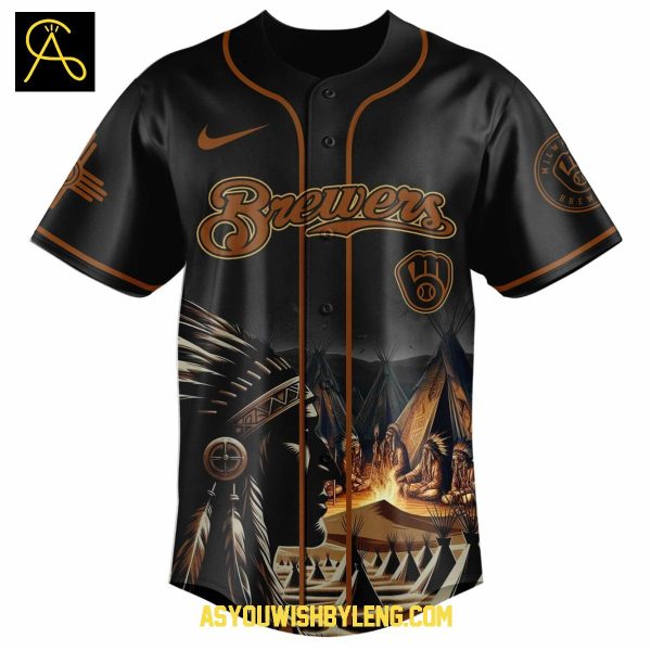 Milwaukee Brewers MLB Honor Native American Heritage 2025 Baseball Jersey
