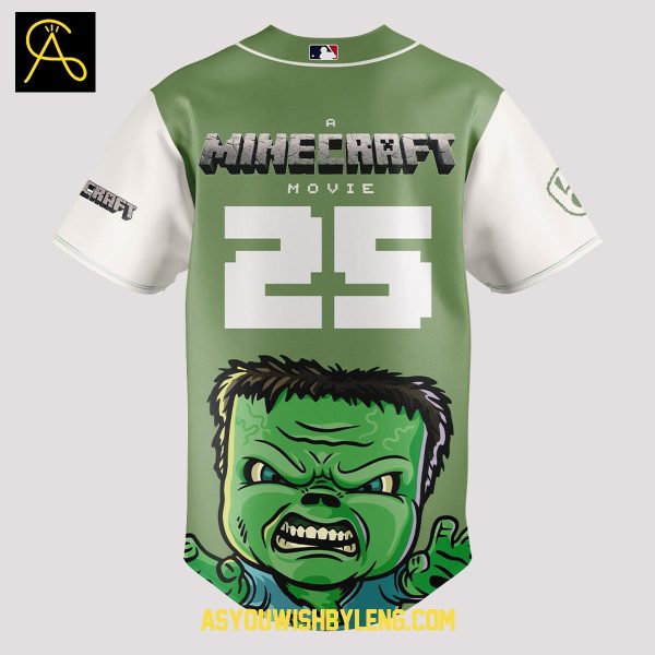 Milwaukee Brewers Minecraft Movie 2025 The Memories Baseball Jersey