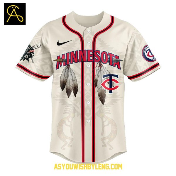 Minnesota Twins Native American Heritage Month 2025 Celebrate Baseball Jersey