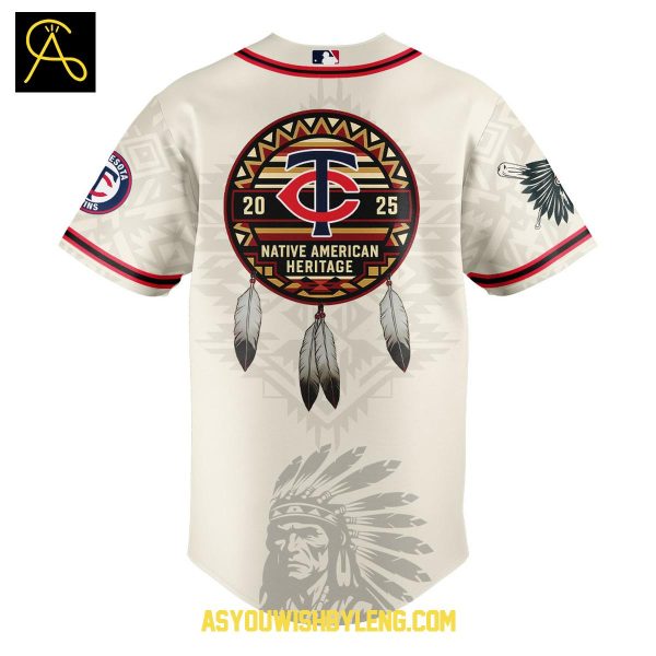 Minnesota Twins Native American Heritage Month 2025 Celebrate Baseball Jersey