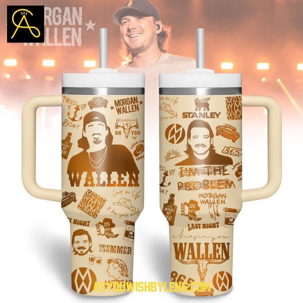 Morgan Wallen 2025 I’m The Problem Last Night 40oz Tumbler Cup