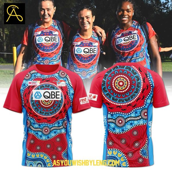 New South Wales Swifts 2025 First Nations Warm Up Hoodie T-Shirt
