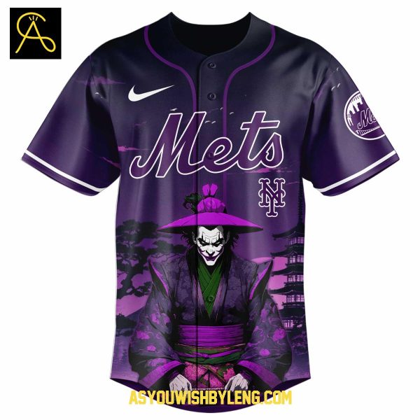 New York Mets DC Joker Samurai 2025 Baseball Jersey