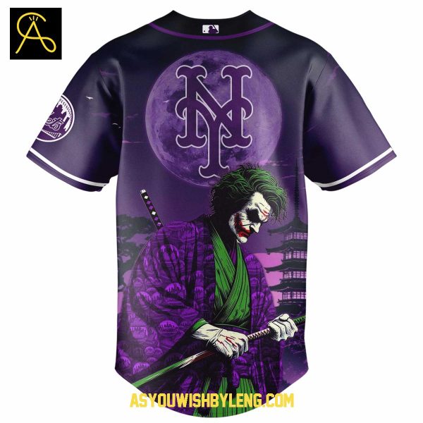 New York Mets DC Joker Samurai 2025 Baseball Jersey